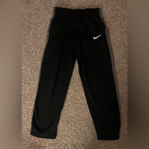 Nike girls large black with gray sweatpants